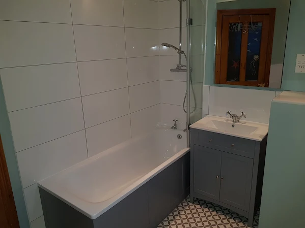 Recent bathroom renovation by Beespoke Renovations, based in Egham, Surrey